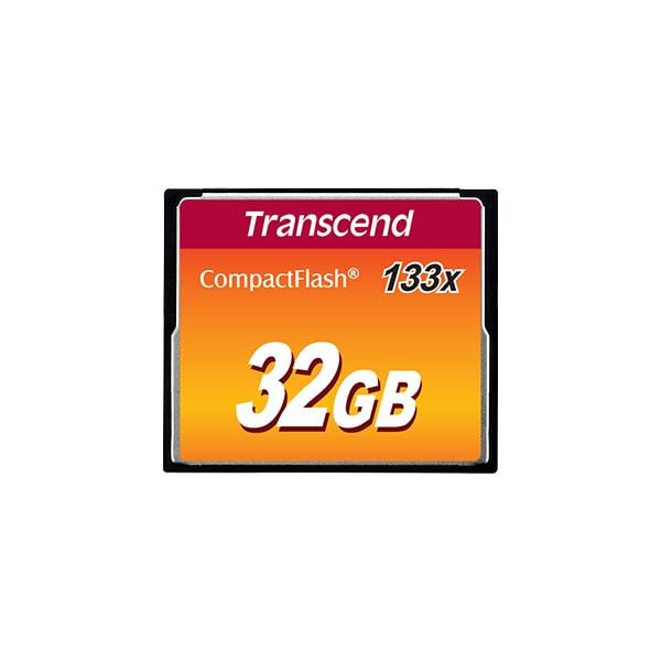 Transcend TS4GCF133 CompactFlash 133, 4GB, CF, MLC NAND, 133x, 50/ 20MB/s, .3V ~ 5V