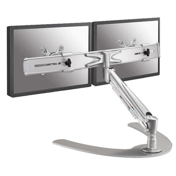 Neomounts FPMA-D940DD LCD bureausteun, 10-24", 15 kg, 75x75/ 100x100 mm, 48 cm, Silver