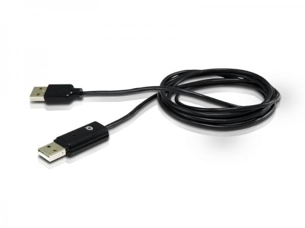 Conceptronic CUSBODDSHARE Optical Drive Sharing Cable USB, 1.8 m, Black, USB A, M/M