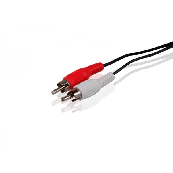 Conceptronic CLCINCH5 RCA Audio Cable, RCA, Male, RCA, Male, 5 m, Black