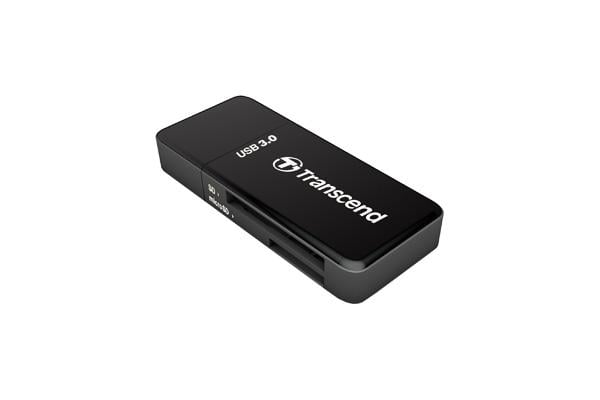 Transcend TS-RDF5K PDF5 Card Reader, USB3.0, SD/microSD , SDHC/SDXC, UHS-I, LED, Black