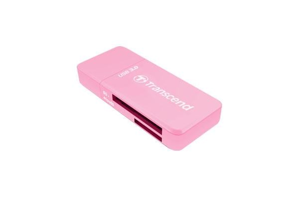 Transcend TS-RDF5R PDF5 Card Reader, USB3.0, SD/microSD , SDHC/SDXC, UHS-I, LED, Roze