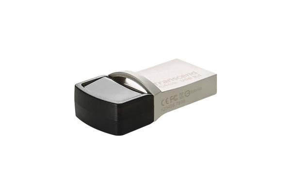 Transcend TS64GJF890S JetFlash 890 USB Flash Drive, 64GB, USB3.1 Gen1, 90/15 MB/s, Silver Plating