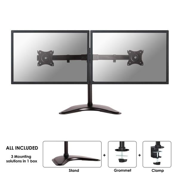 Neomounts NM-D335DBLACK NeoMounts flatscreen bureausteun Zwart