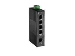 LevelOne IES-0500 5-Port Fast Ethernet Industrial Switch, DIN-Rail, Unmanaged, Full duplex