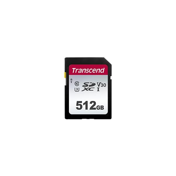Transcend TS64GSDC300S 300S SD, 64GB, SDXC 4K, 95/45MB/s, UHS-I Class 10 U3, V30, 2.7~3.6V