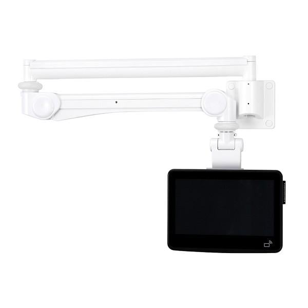 Neomounts FPMA-HAW300 Medical Flat Screen Wall Mount, 10-27", 3 kg, 75x75/ 100x100 mm, Wh