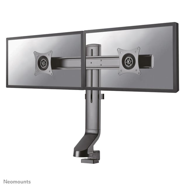Neomounts FPMA-D860DBLACK Flatscreen bureausteun, 2x 10-27" 7 kg, 26 - 45 cm, 75x75/ 100x