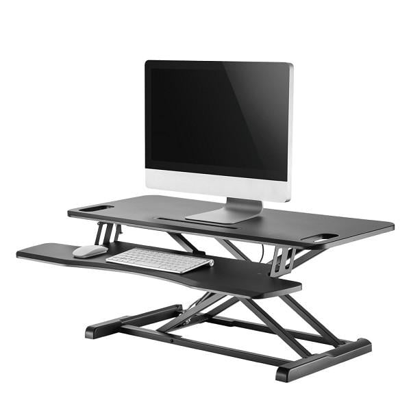 Neomounts NS-WS300BLACK Sit-Stand Desktop Workstation, 17 kg, 11 - 51 cm, Black