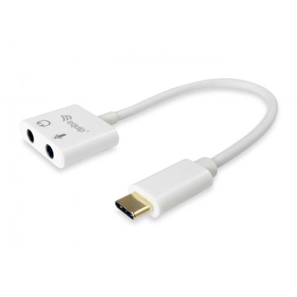 Equip 133460 USB Type C to Audio Adapter, USB