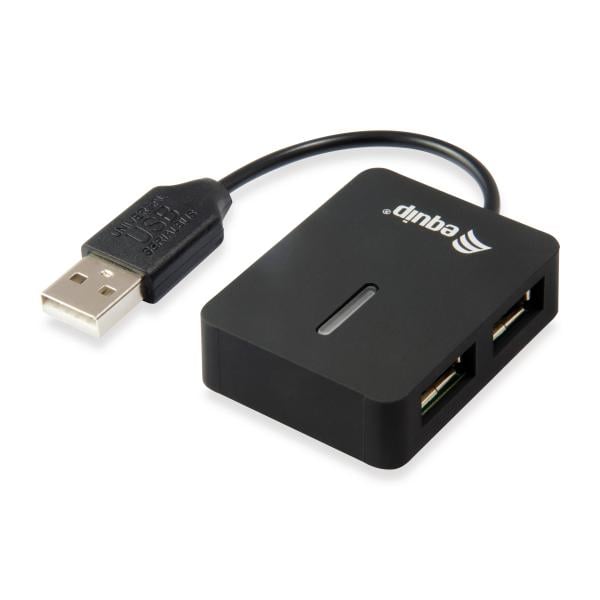 Equip 128952 128952, USB 2.0, USB 2.0, 480 Mbit/s, Black, Plastic, CE