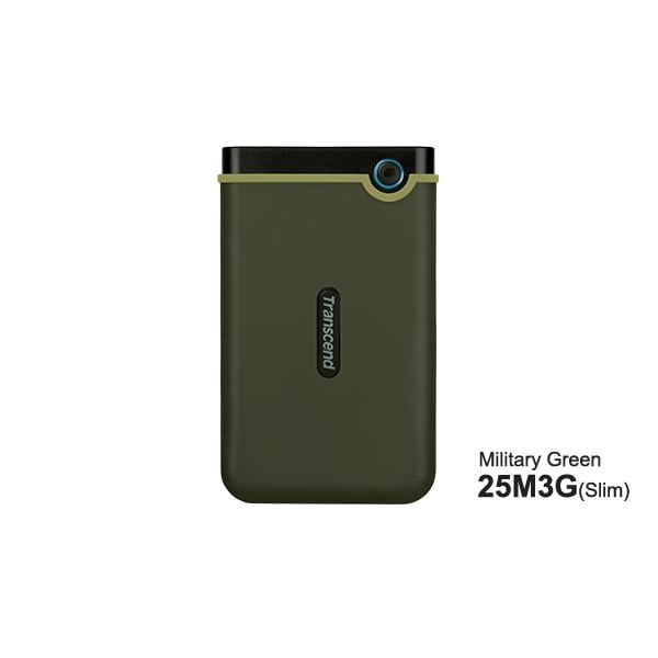 Transcend TS4TSJ25M3S StoreJet 25M3S Portable HDD, USB3.1, 4TB, 2.5", Iron Gray