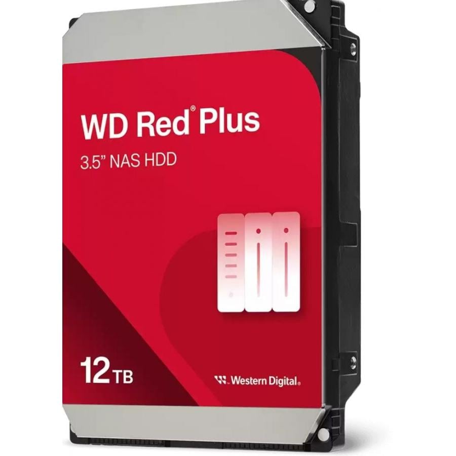 Western Digital WD120EFBX RED PLUS HDD, 12TB, 3.5", SATA3, 7200 RPM, 256 MB, 215 MB/s