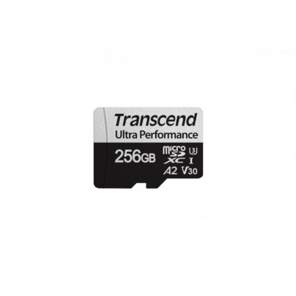 Transcend TS64GUSD340S 64GB microSD w/ adapter UHS-I U3 A2 Ultra Performance, 160/80 MB/s