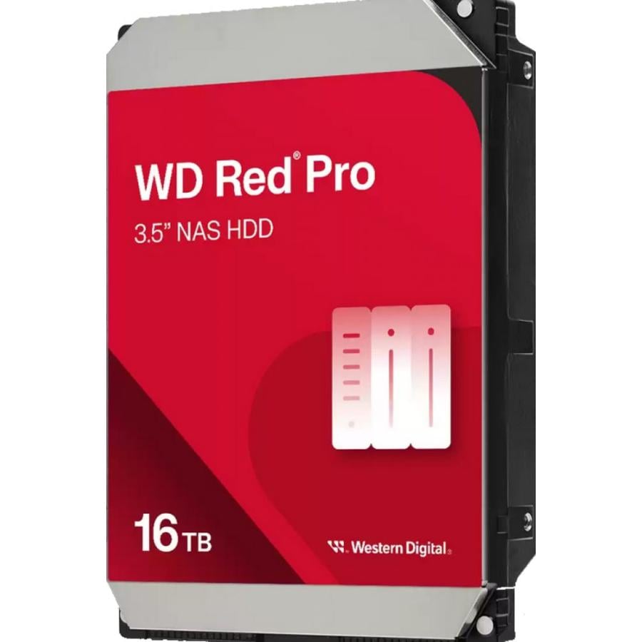 Western Digital WD161KFGX RED Pro HDD, 16TB, 3.5", 7200 RPM, Serial ATA III, 512MB, HDD, CMR