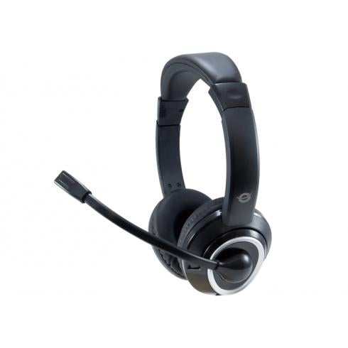 Conceptronic POLONA02BA POLONA02BA, Wired, Gaming, 20 - 20000 Hz, 162 g, Headset, Black