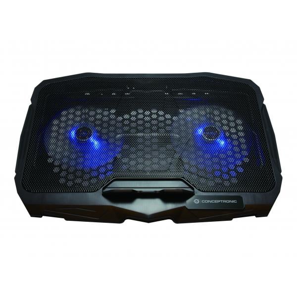 Conceptronic THANA07B THANA07B, 43.2 cm (17"), 2 pc(s), 12.5 cm, Black, Blue