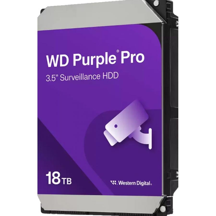 Western Digital WD181PURP Purple PRO Surveillance HDD, 18 TB, 3.5", SATA3, 256MB