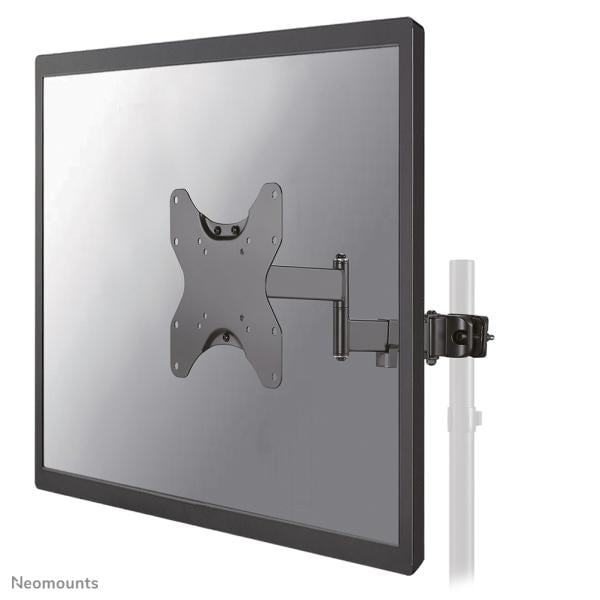 Neomounts FL40-450BL12 Screen Pole Clamp/Truss Mount, 3 pivot, 23" - 42", 25kg, 200x200mm