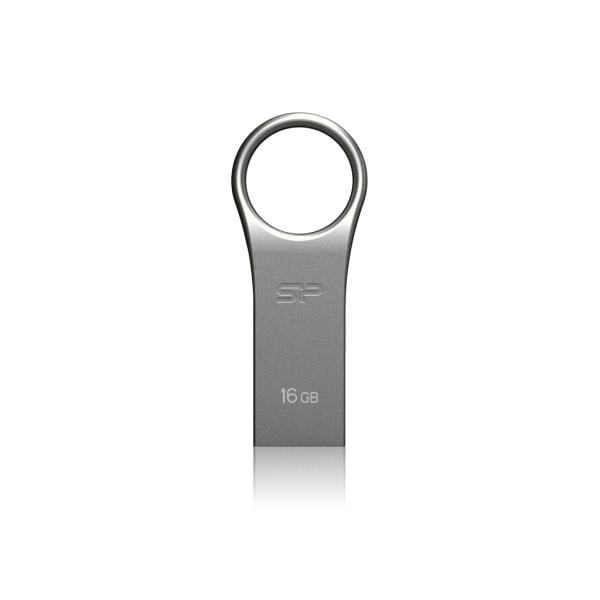 Silicon Power SP016GBUF2F80V1S Firma F80, 16 GB, USB Type-A, 2.0, Capless, 5.9 g, Titanium