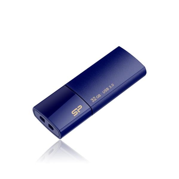 Silicon Power SP032GBUF3B05V1D Blaze B05, 32 GB, USB Type-A, 3.2 Gen 1 (3.1 Gen 1) Slide, Blue