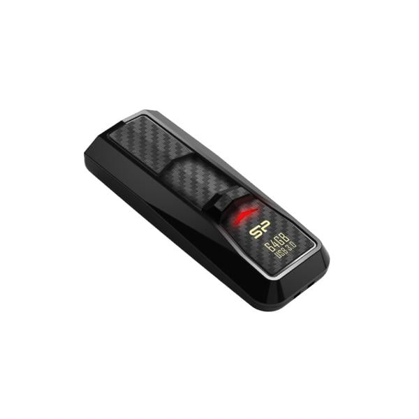 Silicon Power SP128GBUF3B50V1K Blaze B50, 128GB, USB Type-A, USB 3.2 Gen 1, 90 MB/s, Sleeve, Black