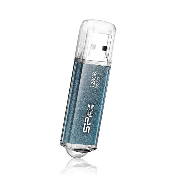 Silicon Power SP128GBUF3M01V1B Marvel M01 128GB, 128GB, USB Type-A, 3.2 Gen 1 (3.1 Gen 1) Cap, Blue