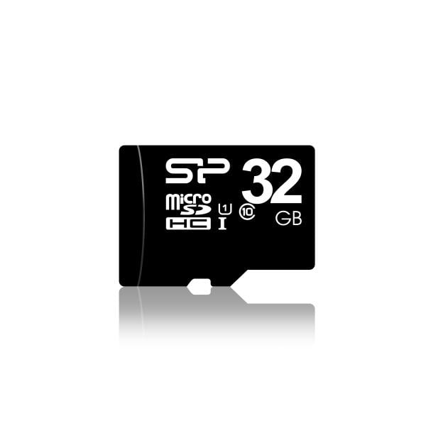 Silicon Power SP032GBSTH010V10SP, 32 GB, MicroSDHC, Class 10, UHS-I, 40 MB/s, Class 1 (U1)