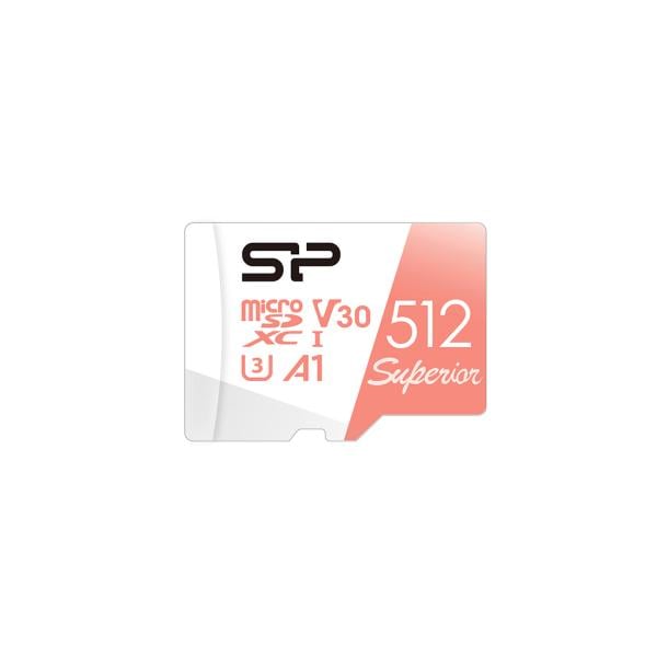 Silicon Power SP512GBSTXDV3V20SP, 512 GB, MicroSDXC, Class 10, UHS-I, 100 MB/s, 800 MB/s