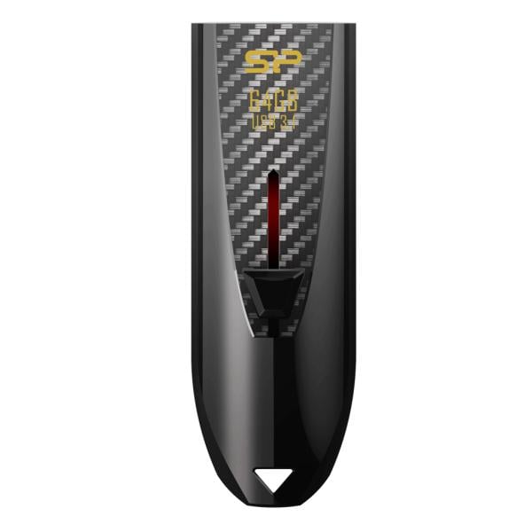 Silicon Power SP064GBUF3B25V1K Blaze B25, 64 GB, USB Type-A, 3.2 Gen 1, Slide, 8.2 g, Black
