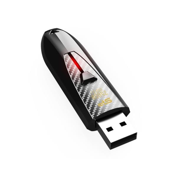 Silicon Power SP256GBUF3B25V1K Blaze B25, 256 GB, USB Type-A, 3.2 Gen 1, Slide, 8.2 g, Black
