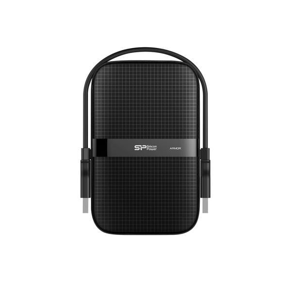 Silicon Power SP050TBPHDA60S3A Armor A60 portable hdd, 5 TB, USB 3.2 gen 1, Shockproof, Black