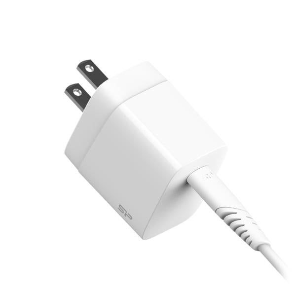 Silicon Power SP18WASYQM10L0CW QM10 Boost charger, USB Type-C, 18W, Indoor, 1 m, White