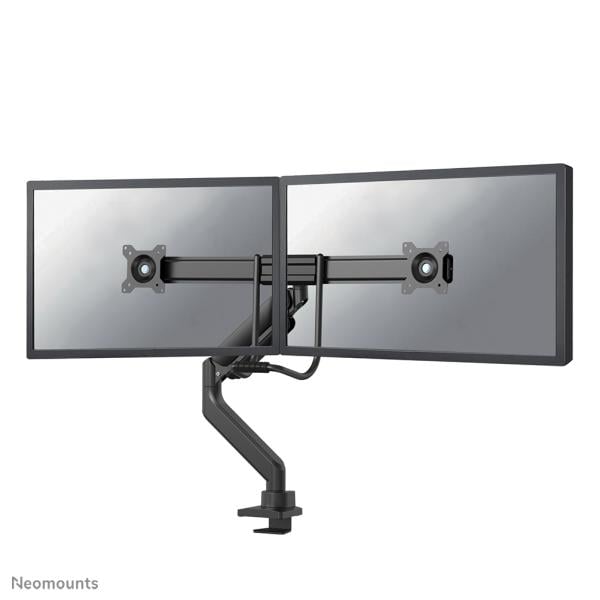Neomounts DS75-450BL2 Screen Desk Mount, 2 screens, 17 - 32 inch, Topfix clamp & grommet