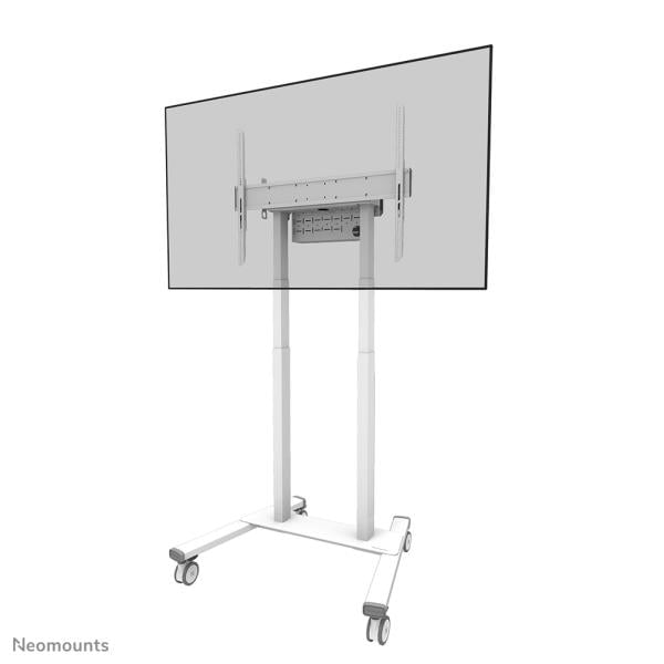 Neomounts FL55-875WH1 Motorised Mobile Floor Stand, 55 - 100 inch, VESA 100x100 - 800x600