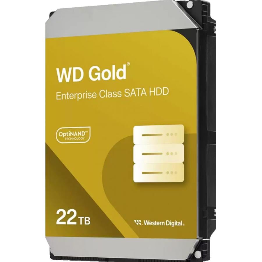 Western Digital WD221KRYZ Gold, 22TB, HDD, 3.5", SATA 6Gbps, 7200RPM, 512 MB