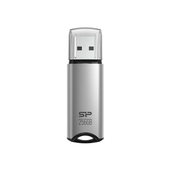 Silicon Power SP256GBUF3M02V1S Marvel M02 Silver pendrive, 256 GB, USB 3.2 gen 1, Strap-hole
