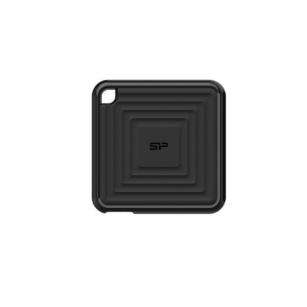 Silicon Power SP512GBPSDPC60CK PC60 Portable SSD, 512 GB, USB 3.2 gen2 Type-C, 540/ 500 MB/s, Black