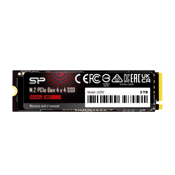 Silicon Power SP02KGBP44UD9005 UD90 SSD, 2 TB, M.2, PCIe Gen 4x4, 5000 MB/s, 3D NAND