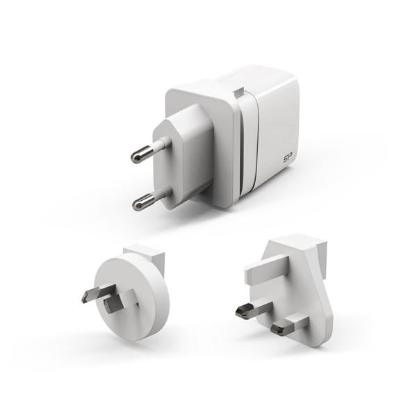 Silicon Power SP20WASYQM162PAW QM16 Boost Charger, 20W, QC3.0+PD / Type-C*1, Type-A*1