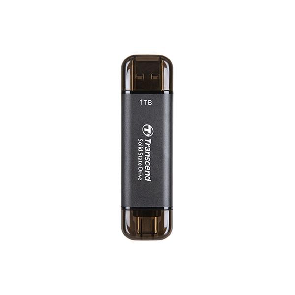 Transcend TS256GESD310C ESD310C Portable SSD, 256 GB, USB 10Gbps, Type C/A