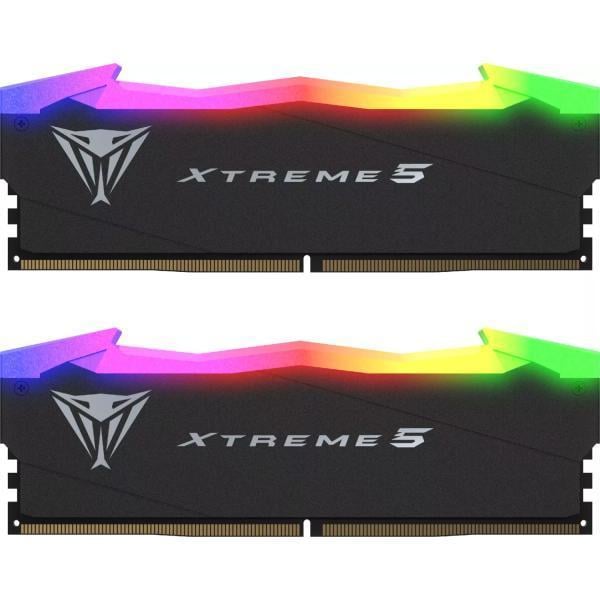 Patriot PVXR532G80C38K Viper Xtreme 5 RGB DUAL KIT, 32GB, DIMM, DDR5, 8000 MHz, CL38, BLK, HS