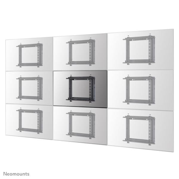 Neomounts WL95-800BL1 Video wall mount, 42-70", pop-out/lportrait & land, Black