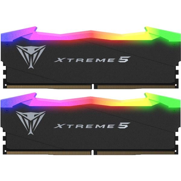 Patriot PVXR548G76C36K Viper Xtreme 5 RGB DIMM Kit, 48 GB, DDR5, 7600 MHz, CL36, BLK HS
