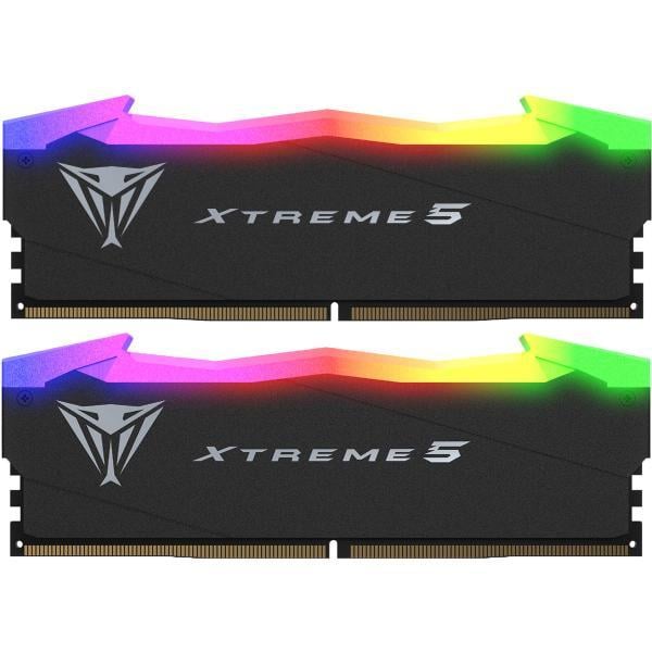 Patriot PVXR548G80C38K Viper Xtreme 5 RGB DIMM Kit, 48 GB, DDR5, 8000 MHz, CL38, BLK HS