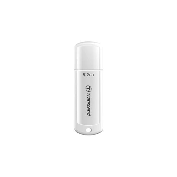 Transcend TS512GJF730 JetFlash 370 Pen Drive, 512GB, USB3.1, Capless, White