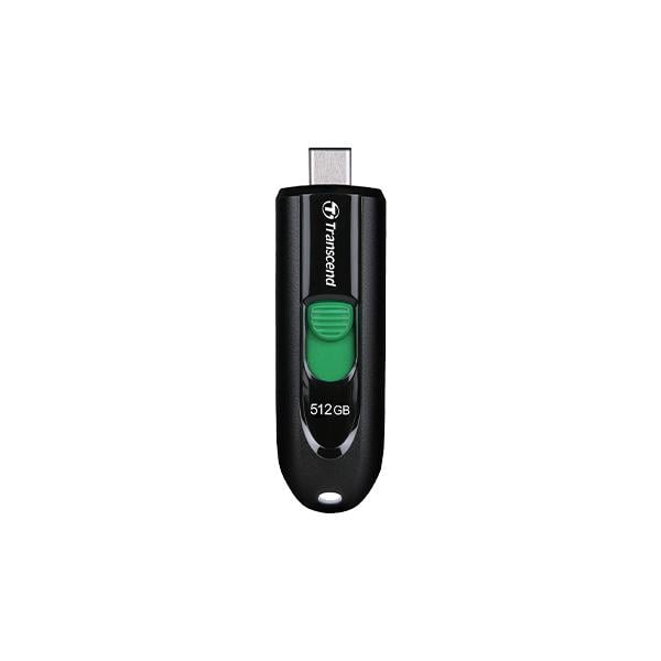 Transcend TS512GJF790C JetFlash 790C Pen Drive, 512GB, USB3.2 Type-C, Capless, Black
