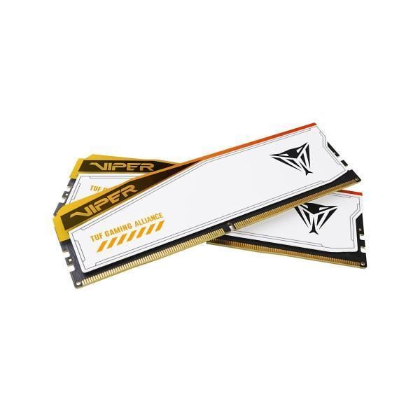 Patriot PVER548G60C36KT Viper Elite 5 RGB TUF GAMING DIMM Kit, 48 GB, DDR5 6000MHz, CL36, White