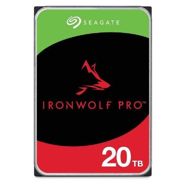 Seagate ST20000NT001 IronWolf Pro HDD, 20 TB, 3.5", SATA3, 7200 RPM, 285 MiB/s