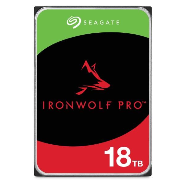 Seagate ST18000NT001 IronWolf Pro HDD, 18 TB, 3.5", SATA3, 7200 RPM, 285 MiB/s